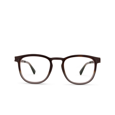 Occhiali da vista Mykita CANTARA 713 a63-dark brown/santiago gradie - frontale