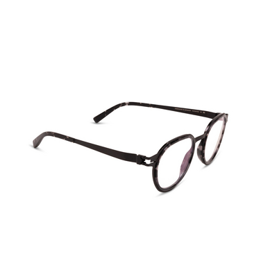 Mykita CAVEN Eyeglasses 876 a50-black/black havana - three-quarters view