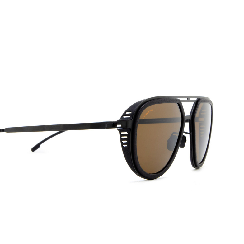 Mykita CYPRESS Sunglasses 579 mh6-pitch black/black - 3/4
