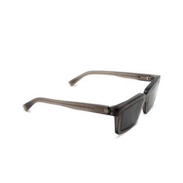 Mykita DAKAR Sunglasses 804 c181-chilled raw clear ash/shi - three-quarters view