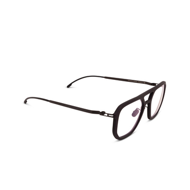 Lunettes de vue Mykita DALUR 579 mh6-pitch black/black - Vue trois quarts