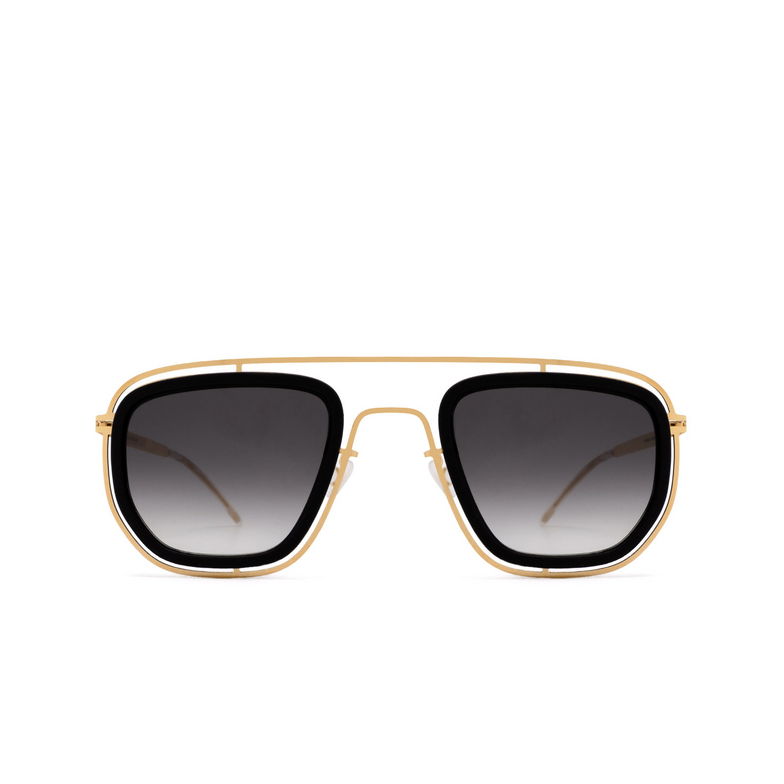 Mykita FERLO Sunglasses 585 mh7-pitch black/glossy gold - 1/4