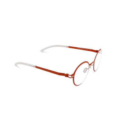 Gafas graduadas Mykita GETZ 607 burnt orange - Vista tres cuartos