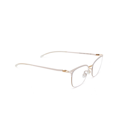 Mykita HOLLIS Eyeglasses 283 champagne gold/aurore - three-quarters view