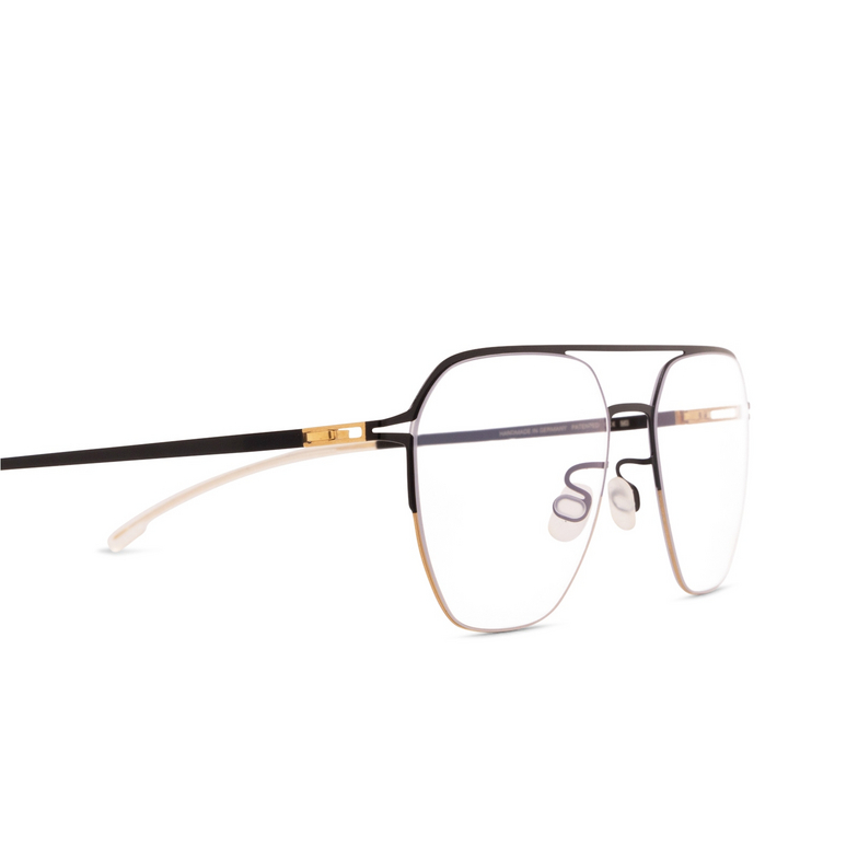 Occhiali da vista Mykita IMBA 167 gold/jet black - 3/4