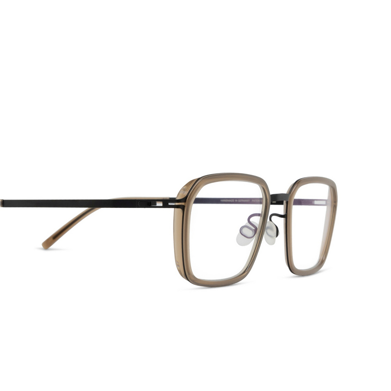 Lunettes de vue Mykita LAURI 726 a70-black/taupe - 3/4