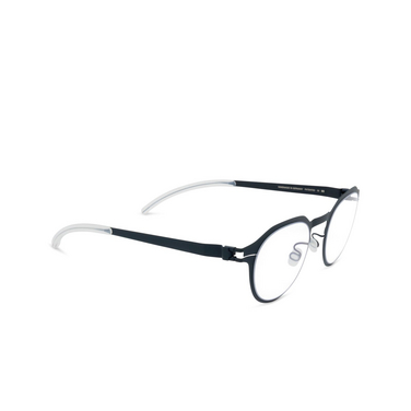 Lunettes de vue Mykita LEON 255 indigo - Vue trois quarts