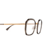 Lunettes de vue Mykita MERVI 653 a83-champagne gold/clear ash - Vignette du produit 3/4