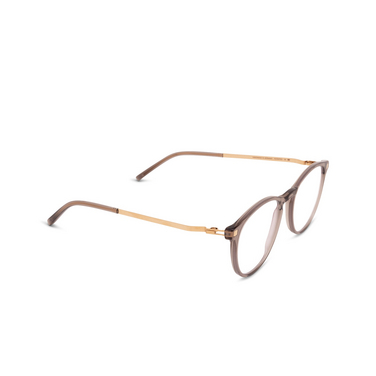 Gafas graduadas Mykita NUKKA 778 c161-clear ash/champagne gold - Vista tres cuartos