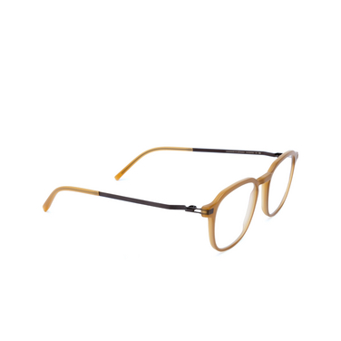 Mykita PAL Eyeglasses 809 c186 matte brown darkbrown/moc - three-quarters view