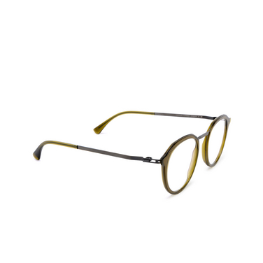 Mykita PAULSON Eyeglasses 720 a67-graphite/peridot - three-quarters view