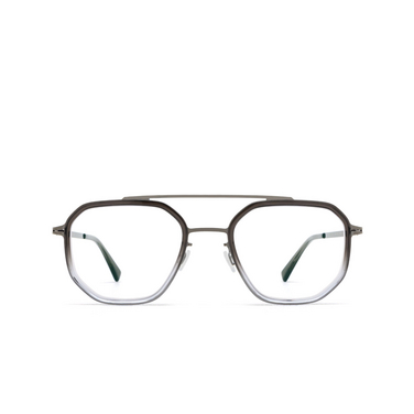 Mykita SATU Eyeglasses 899 a54 shiny graphite/grey gradie - front view