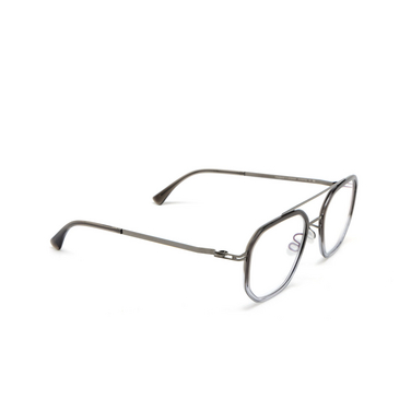 Mykita SATU Eyeglasses 899 a54 shiny graphite/grey gradie - three-quarters view
