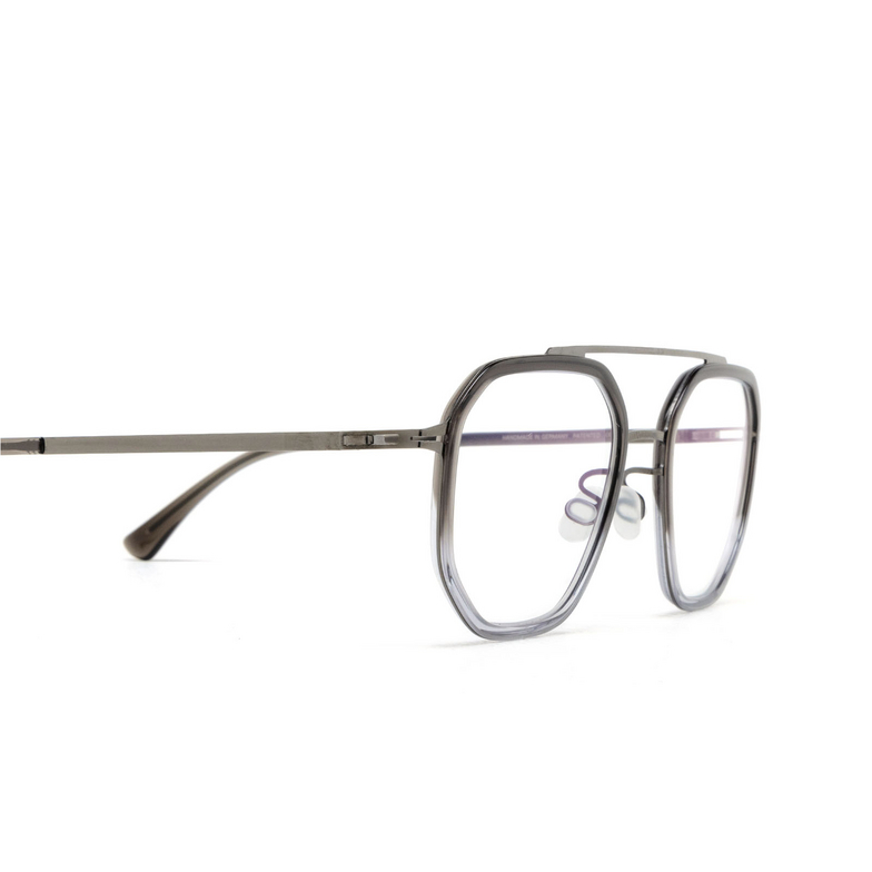 Mykita SATU Eyeglasses 899 a54 shiny graphite/grey gradie - 3/4
