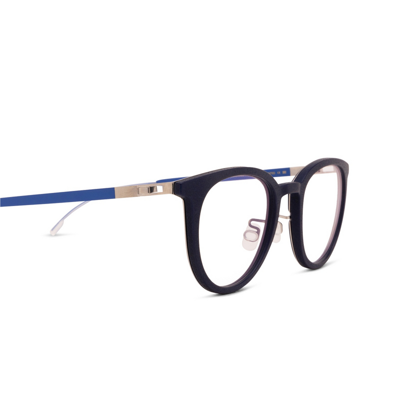 Mykita SINDAL Korrektionsbrillen 628 mhl3-navy/shiny silver/yale bl - 3/4