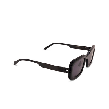 Mykita UNA Sunglasses 909 a6-black/black - three-quarters view