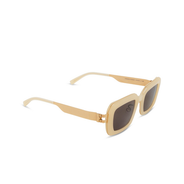 Occhiali da sole Mykita UNA SUN 916 a87-champagne gold/blonde - tre quarti