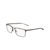 Nike 4307 Eyeglasses 212 satin walnut / sequoia - product thumbnail 3/4