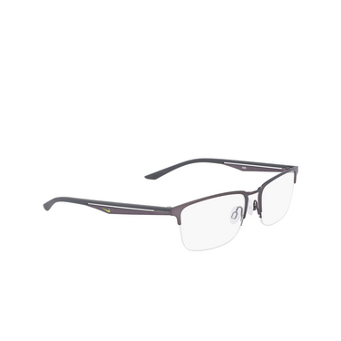 Nike 4313 Eyeglasses 070 satin gunmetal - three-quarters view