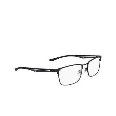 Gafas graduadas Nike 4314 001 satin black - Vista tres cuartos