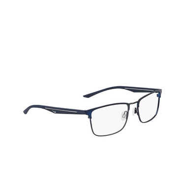 Nike 4314 Eyeglasses 410 satin navy - three-quarters view