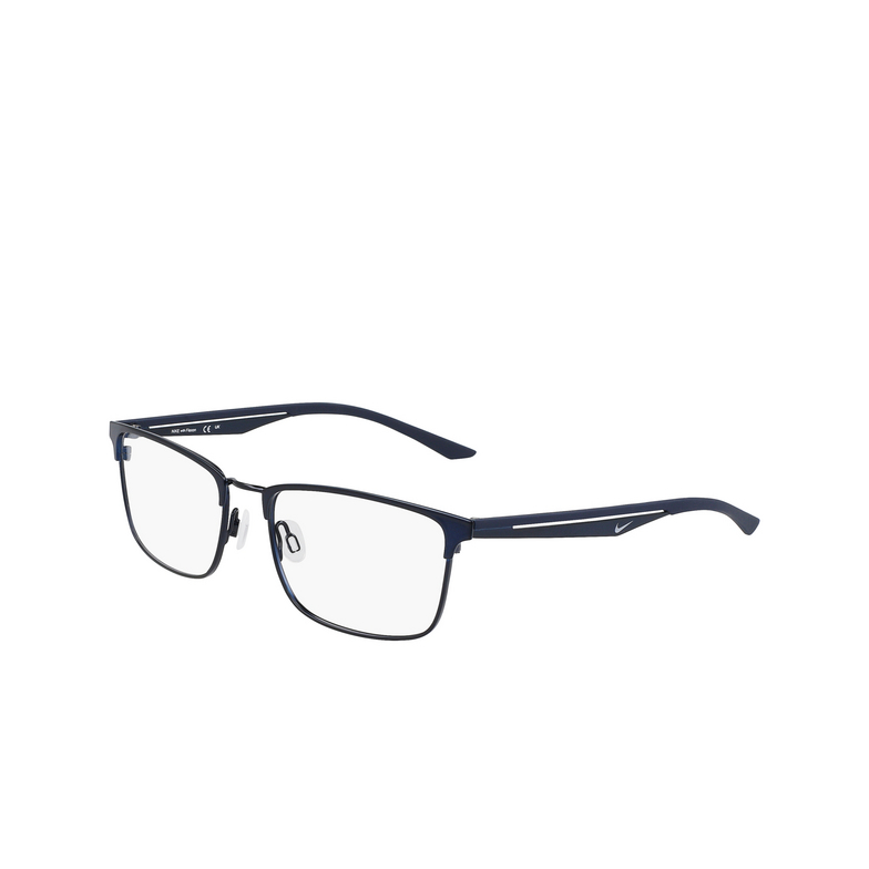 Lunettes de vue Nike 4314 410 satin navy - 3/4