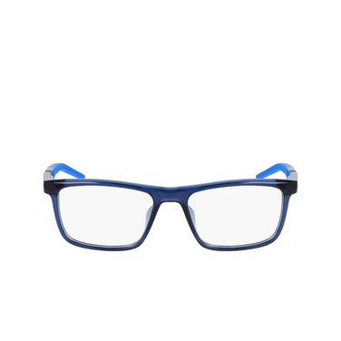 Lunettes de vue Nike 7057 410 navy - Vue de face