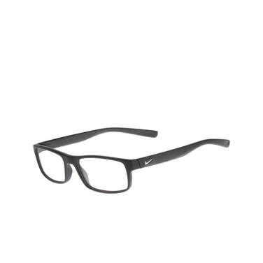 Nike 7090 Eyeglasses 001 matte black - three-quarters view