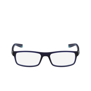 Nike 7090 Eyeglasses 411 matte navy / photo blue - front view