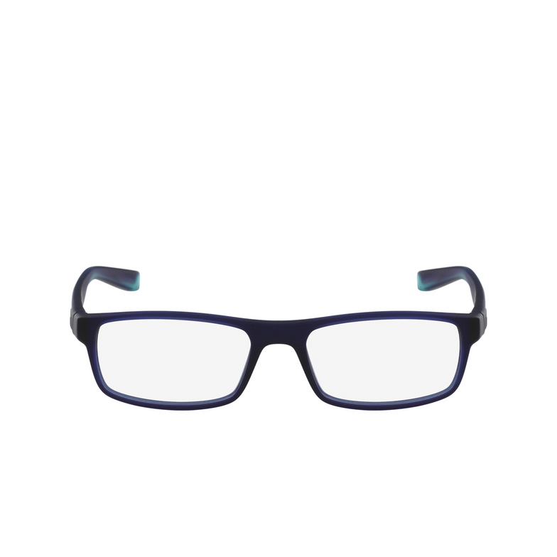 Nike 7090 Eyeglasses 411 matte navy / photo blue - 1/3