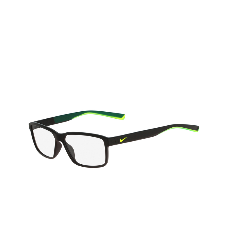 Lunettes de vue Nike 7092 001 matte black / volt - 2/3