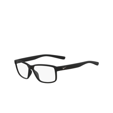 Gafas graduadas Nike 7092 011 matte black - Vista tres cuartos