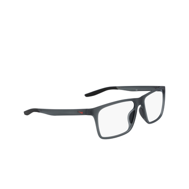 Lunettes de vue Nike 7116 061 matte dark grey / black - Vue trois quarts