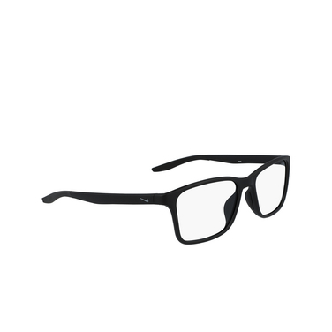 Gafas graduadas Nike 7117 001 matte black - Vista tres cuartos