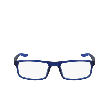 Nike 7119 Eyeglasses 401 matte midnight navy / racer blue - front view