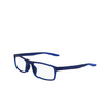 Lunettes de vue Nike 7119 401 matte midnight navy / racer blue - Vignette du produit 3/4