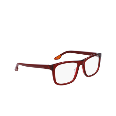 Gafas graduadas Nike 7163 601 crystal bordeaux - Vista tres cuartos