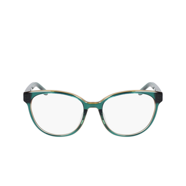 Lunettes de vue Nike 7164 314 crystal jade / bronzine - Vue de face