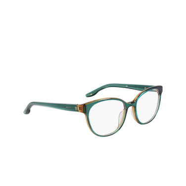 Nike 7164 Eyeglasses 314 crystal jade / bronzine - three-quarters view