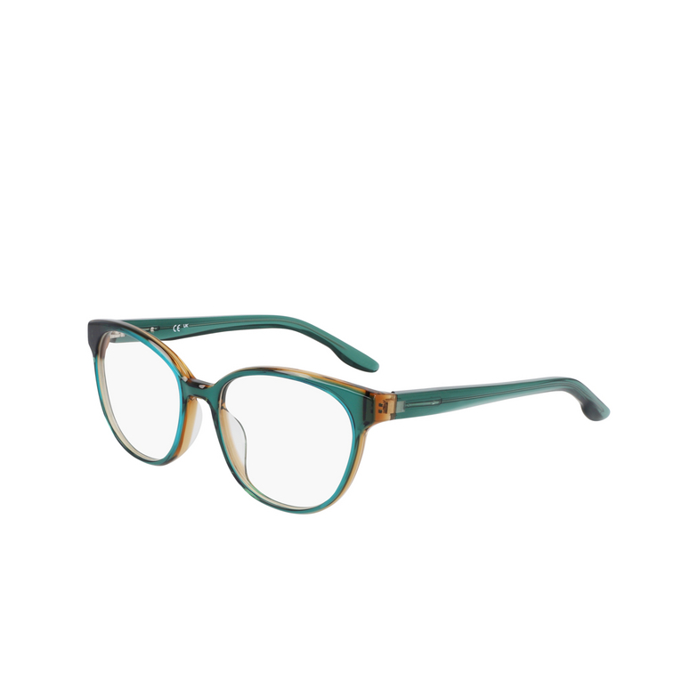 Gafas graduadas Nike 7164 314 crystal jade / bronzine - 3/4