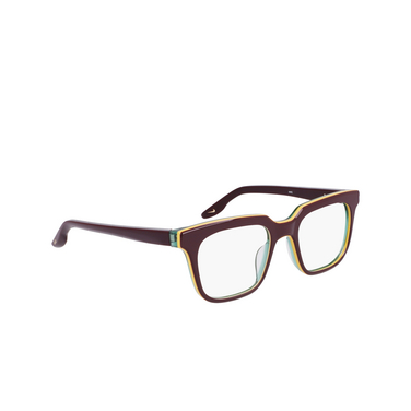 Nike 7167 Eyeglasses 502 raisin tri-laminate - three-quarters view