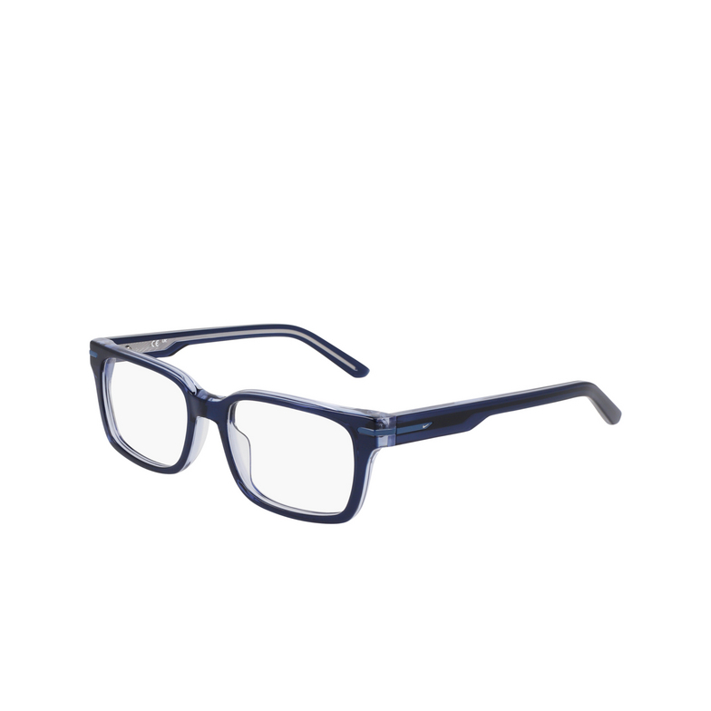 Gafas graduadas Nike 7174 406 navy / blue laminate - 3/4