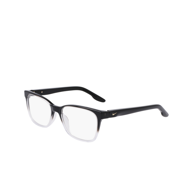 Gafas graduadas Nike 7177 010 black / clear gradient - 3/4