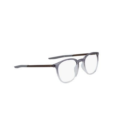 Nike 7280 Eyeglasses 036 gunsmoke fade - three-quarters view