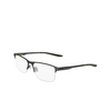 Lunettes de vue Nike 8045 076 brushed gunmetal / cargo khaki - Vignette du produit 3/4