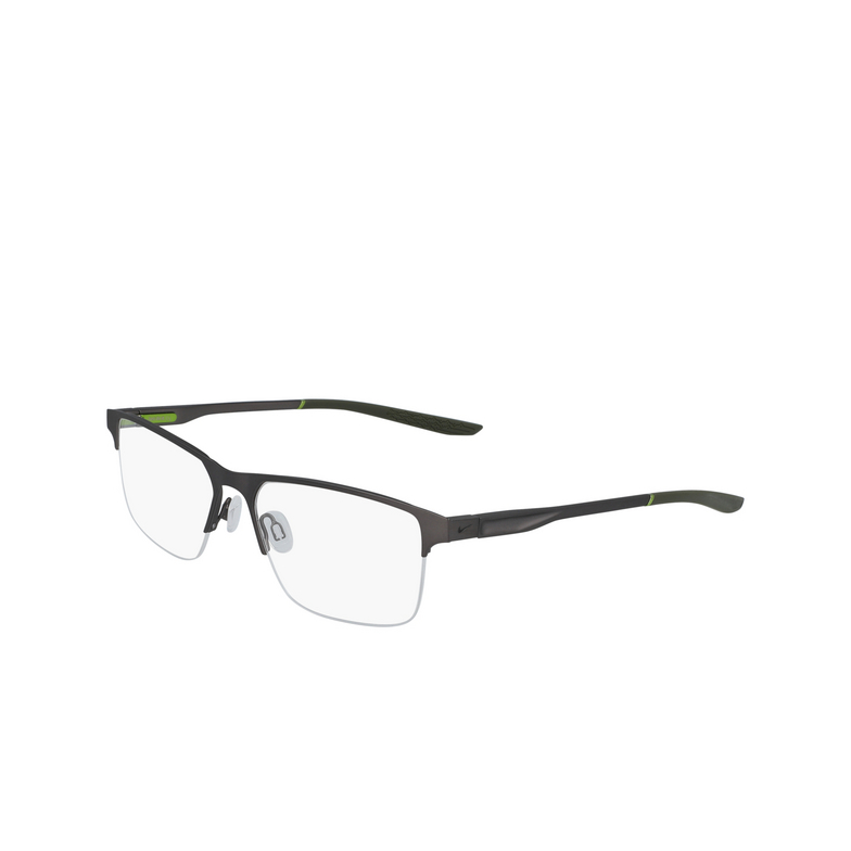 Lunettes de vue Nike 8045 076 brushed gunmetal / cargo khaki - 3/4