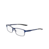 Nike 8046 Eyeglasses 401 satin navy / black - product thumbnail 3/4