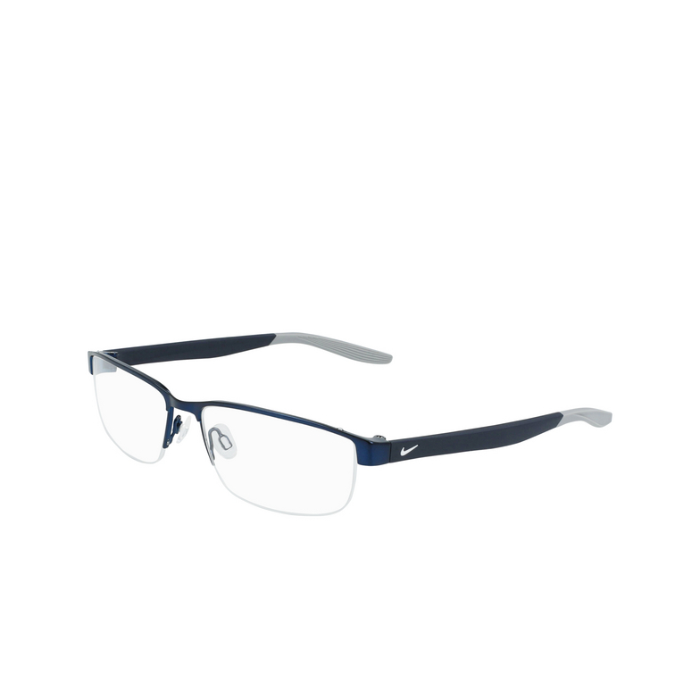 Lunettes de vue Nike 8138 405 satin navy / wolf grey - 3/4