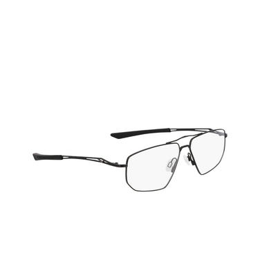 Nike 8215 Eyeglasses 001 matte black - three-quarters view