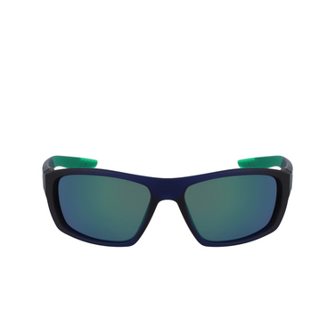 Lunettes de soleil Nike BRAZEN BOOST M 451 mt dk obsidiann / lt green mirror - Vue de face